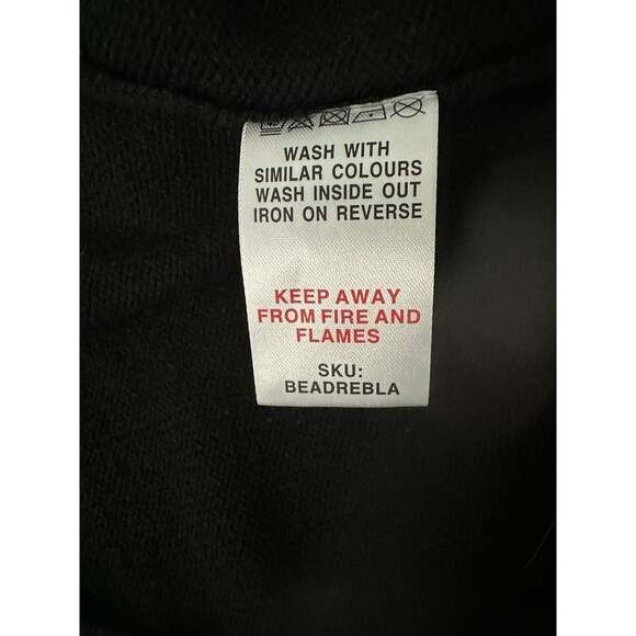 NWT Pretty Lavish Black Knit Wrap Midi Dress Long Sleeve Bodycon A-line Size XS - Picture 7 of 7